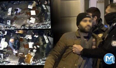 Galata’da panik anları! Çığlık çığlığa kaçarken adeta birbirlerini ezdiler