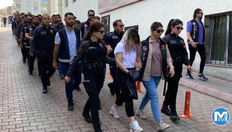 Kayseri’de uyuşturucu operasyonu! 38 şüpheli adliyede