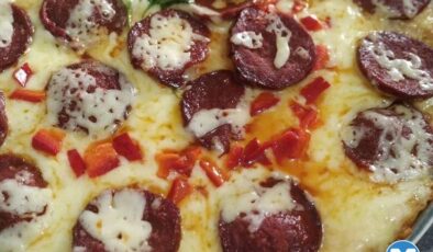 Patates Tabanlı Kahvaltı Pizzası