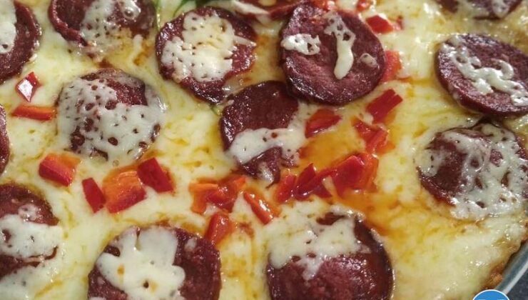 Patates Tabanlı Kahvaltı Pizzası