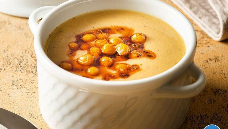 Sarımsaklı Nohut Çorbası