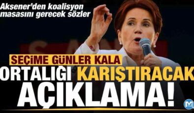 Seçime günler kala Akşener’den 7’li koalisyonu karıştıracak açıklama!