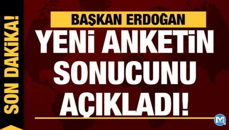 Son dakika: Cumhurbaşkanı Erdoğan masasındaki son anketin sonucunu açıkladı!