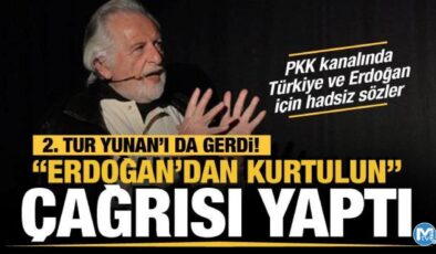 Yunan yazar Dimitri Roussopoulos PKK kanalında “Erdoğan’dan kurtulun” çağrısı yaptı