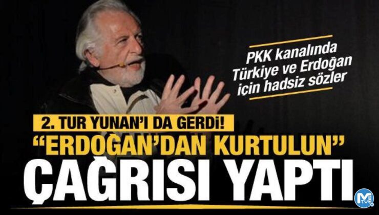 Yunan yazar Dimitri Roussopoulos PKK kanalında “Erdoğan’dan kurtulun” çağrısı yaptı