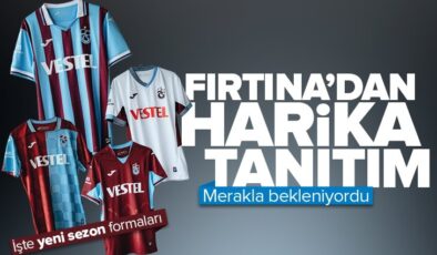 İşte Trabzonspor’un yeni sezon formaları! Tanıtımda muhteşem video.