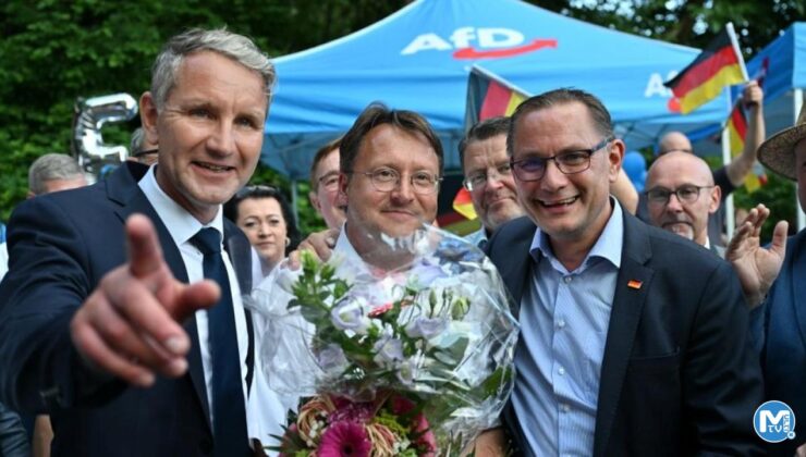 Almanya’da bir ilk: Aşırı sağcı AfD ilk kez seçim kazandı!