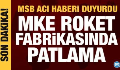 Ankara’da MKE fabrikasında patlama: 5 kişi şehit oldu