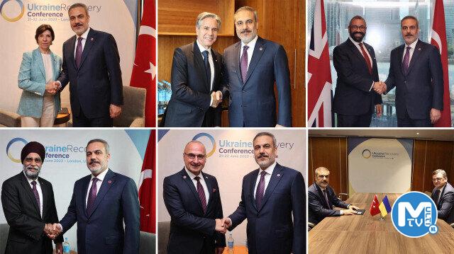 Bakan Hakan Fidan’dan Londra’da kritik temaslar