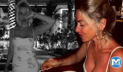 Hadise dekolteli pozlarıyla sosyal medyayı salladı