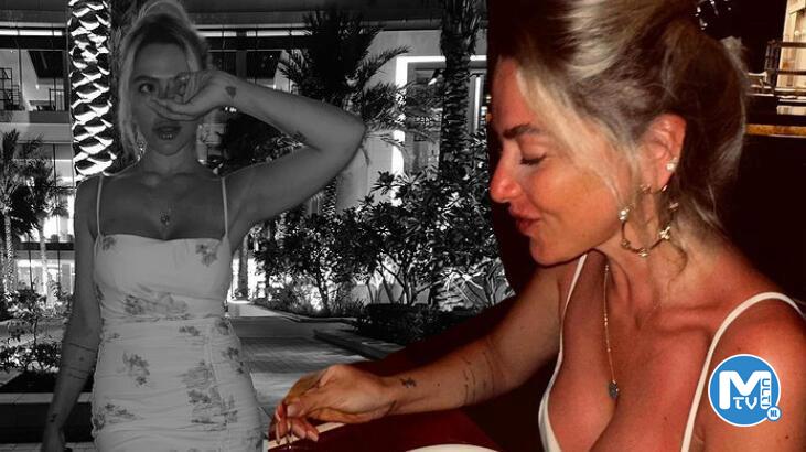 Hadise dekolteli pozlarıyla sosyal medyayı salladı