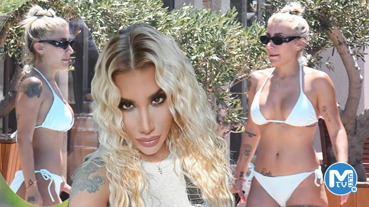 İrem Derici Bodrum’da yalnız başına görüntülendi