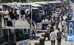İstanbul otogarında bayram yoğunluğu sürüyor