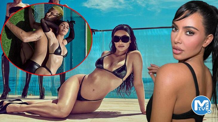 Kim Kardashian’ın ilginç fotoğraf çekimine yorum yağdı!