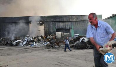 Manisa’da 17 saat süren fabrika yangını! Tablo gün ağarınca ortaya çıktı