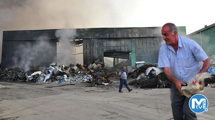 Manisa’da 17 saat süren fabrika yangını! Tablo gün ağarınca ortaya çıktı