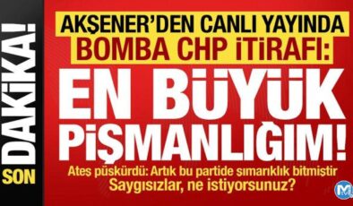 Meral Akşener’den bomba CHP itirafı: Hayatımın en büyük pişmanlığı