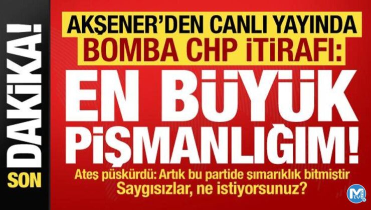 Meral Akşener’den bomba CHP itirafı: Hayatımın en büyük pişmanlığı
