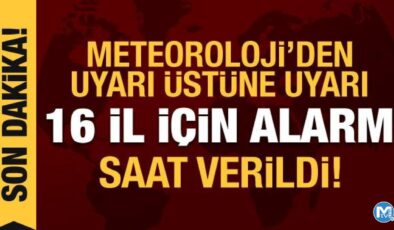 Meteoroloji’den 16 il için alarm: Ani sel ve su baskınları bekleniyor