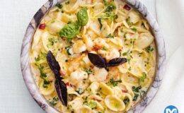 Orechiette Con Gamberi (Karidesli Orecchiette)