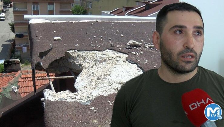 Sancaktepe’de binaya yıldırım düştü! Elektronik eşyalar zarar gördü