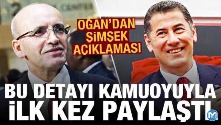 Sinan Oğan’dan Mehmet Şimşek açıklaması: Destek şartımdı