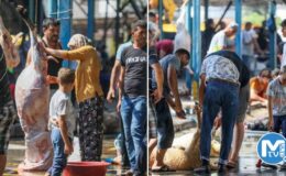 Sokakta kurban kesip atıklarını gömenlere 10 bin 319 lira ceza