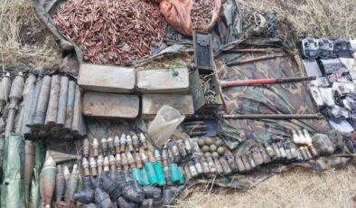 Irak’ın kuzeyinde çok sayıda mühimmat ele geçirildi