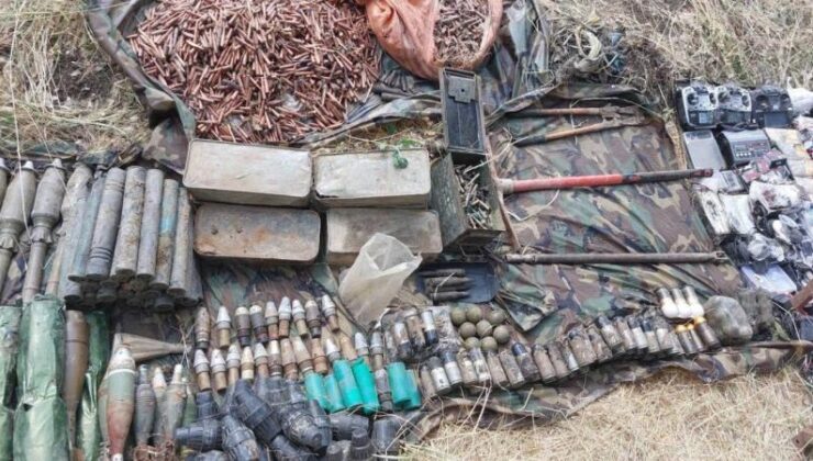 Irak’ın kuzeyinde çok sayıda mühimmat ele geçirildi