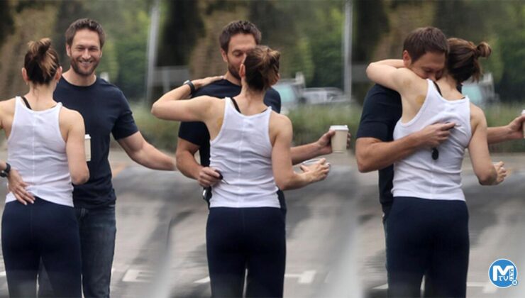 Ünlü oyuncu aşk sarhoşu oldu: Sarılıp öpüşmekten vedalaşmaya sıra gelmedi