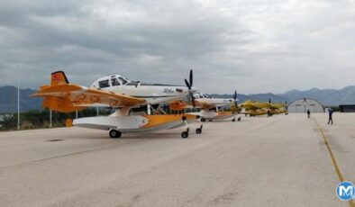 Yangın uçakları göreve hazır