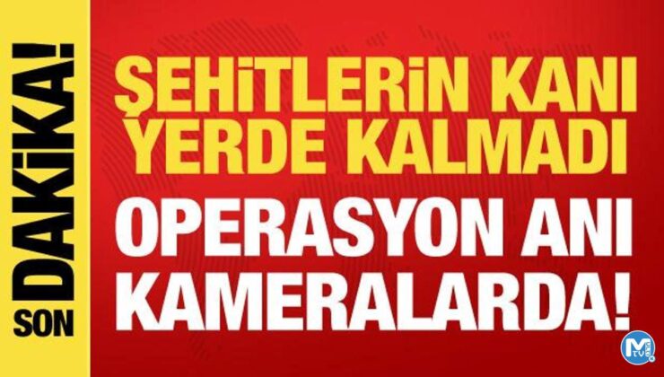 10 askerimizi şehit eden teröriste operasyon! O anlar kamerada