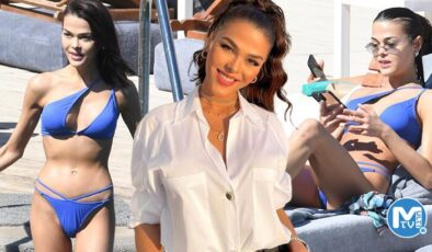 Tatil sezonunu açtı! Aslıhan Karalar kusursuz fiziğiyle göz kamaştırdı