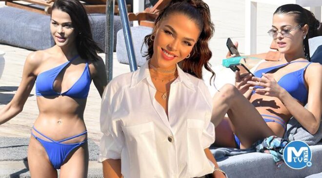 Tatil sezonunu açtı! Aslıhan Karalar kusursuz fiziğiyle göz kamaştırdı