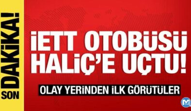 İETT otobüsü Eminönü’nde denize uçtu