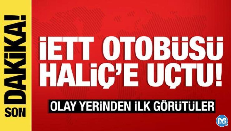 İETT otobüsü Eminönü’nde denize uçtu