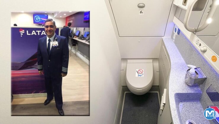 Pilot lavaboda hayatını kaybetti, havada korku dolu anlar!